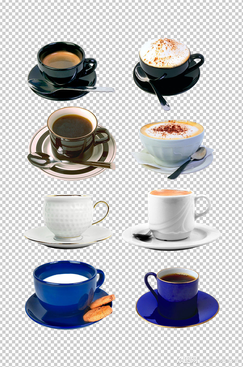 咖啡杯茶杯免扣png素材