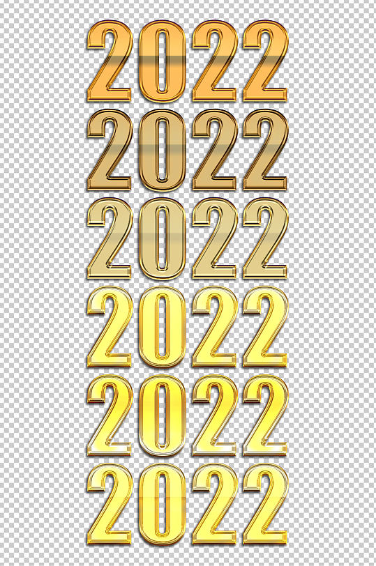 2022字体效果PSD图层样式素材合集