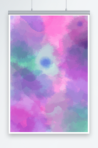 抽象粉色紫色水彩底纹背景