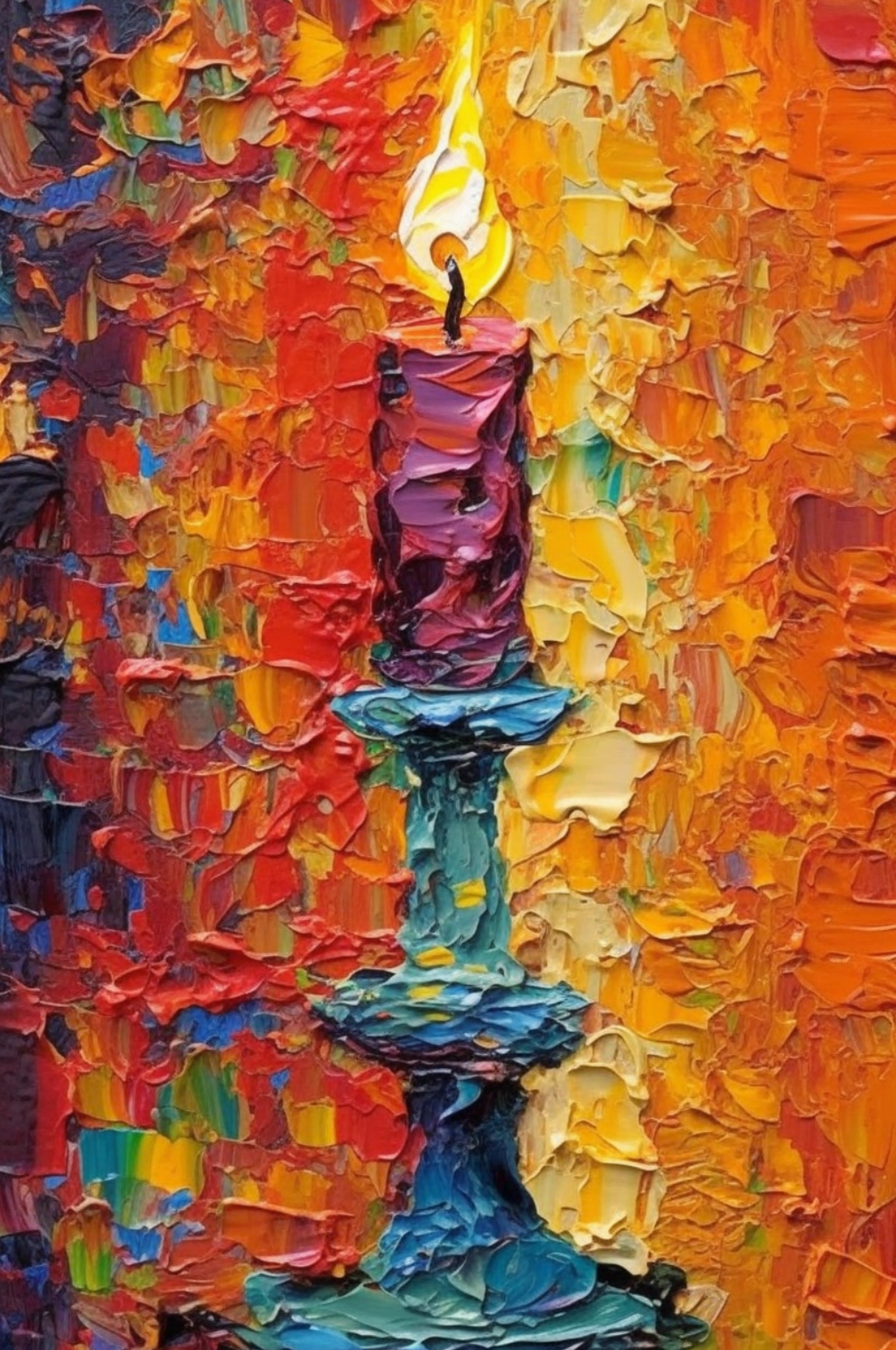 彩色蝴蝶展翅油画素材