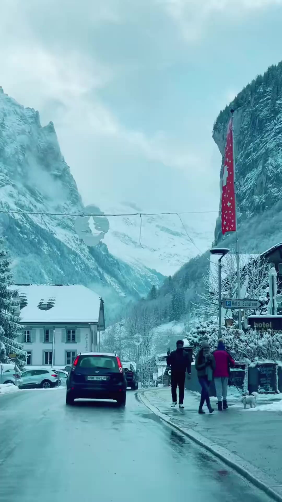 创意高清雪山雪景视频素材