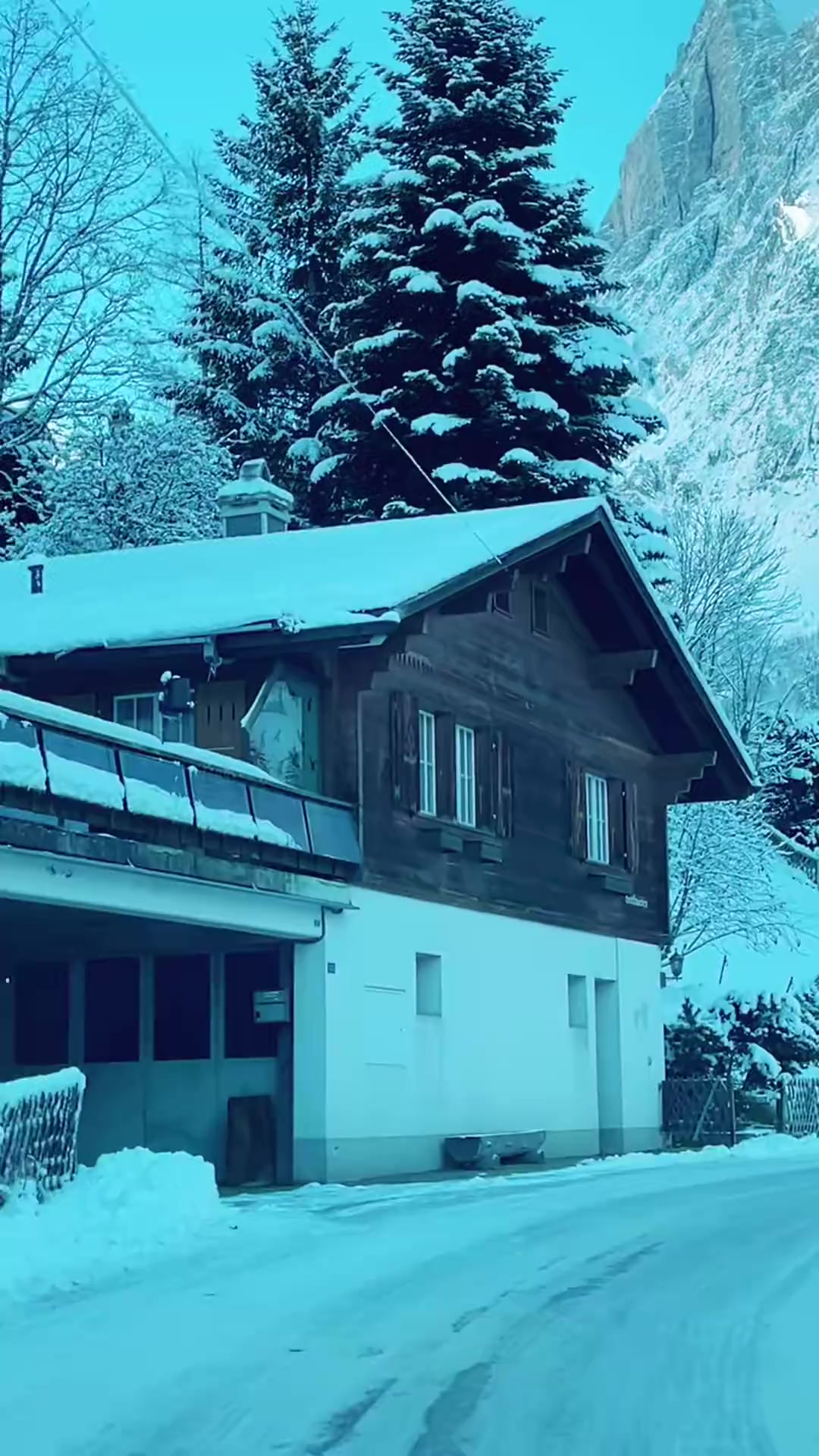 创意高清雪山雪景视频素材