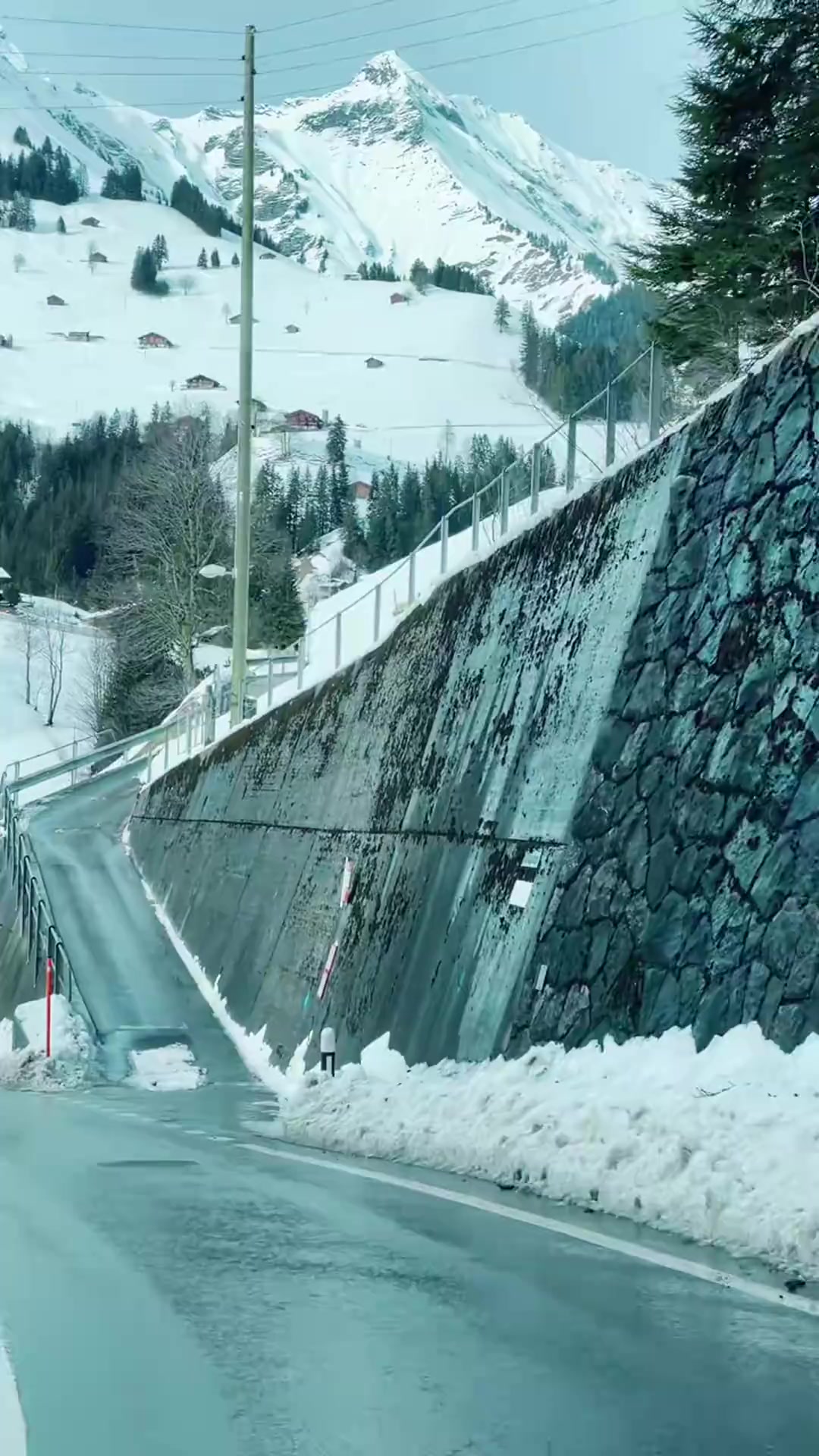 创意高清雪山雪景视频素材