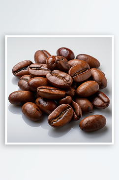 数字艺术AI香醇咖啡豆图片