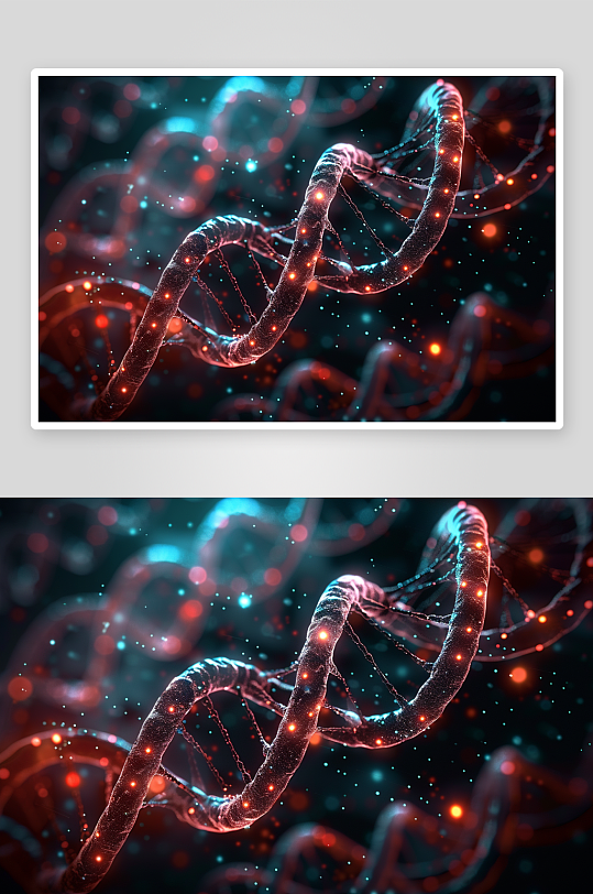 数字艺术DNA基因细胞
