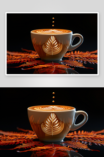 数字艺术美味咖啡