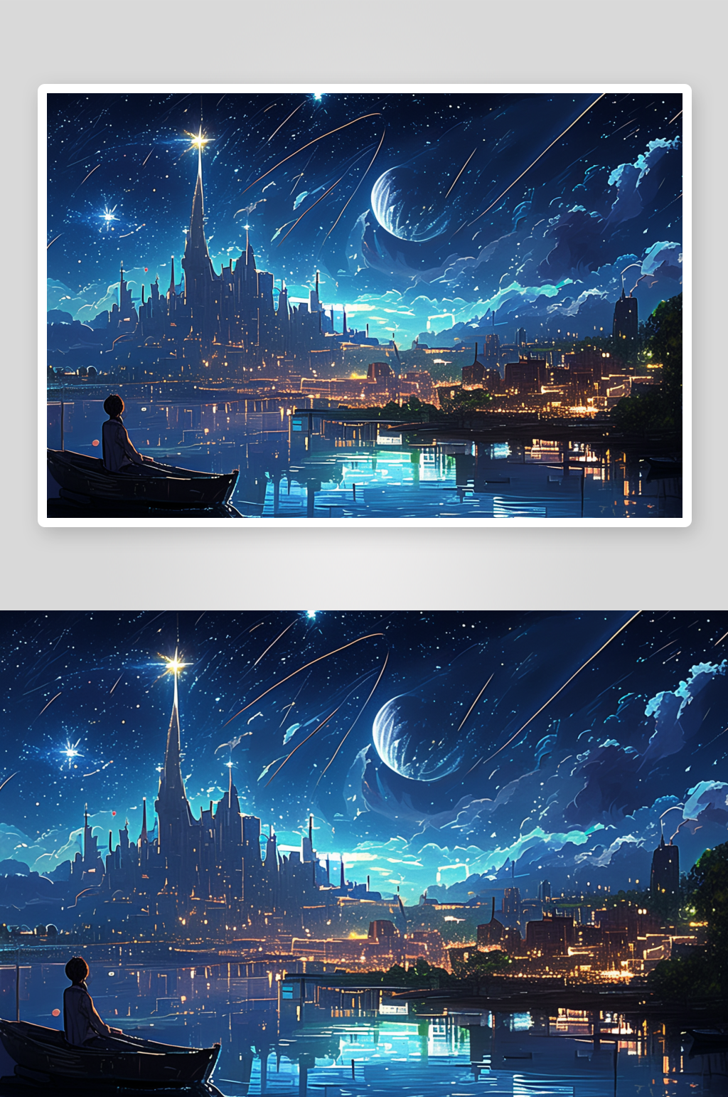 梦幻星空大陆场景素材