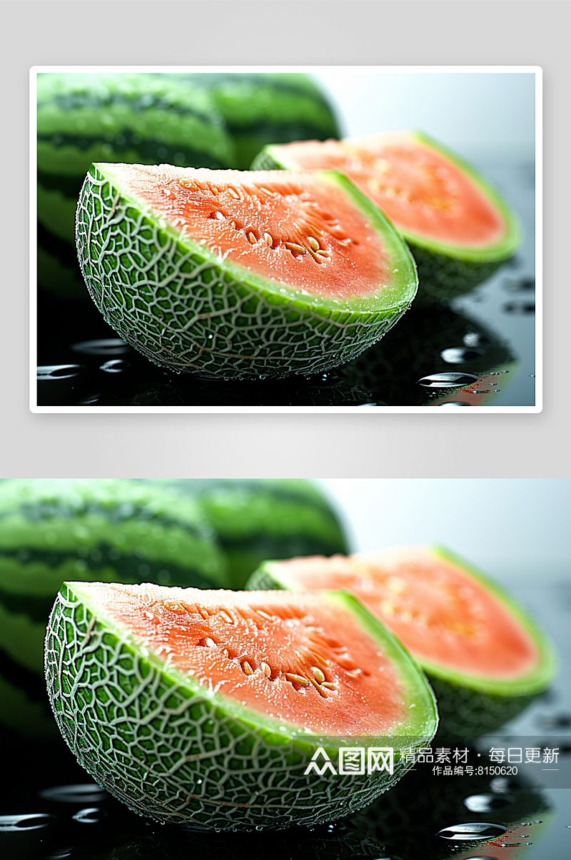 数字艺术美味西瓜水果素材