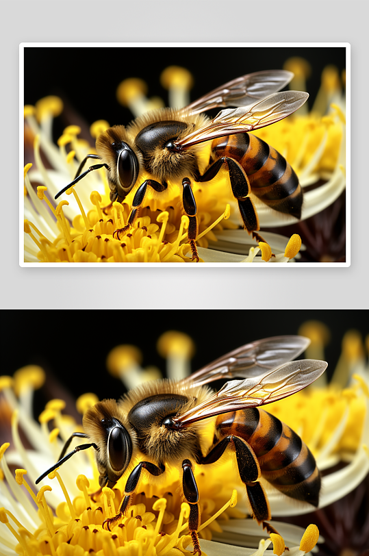 数字艺术蜜蜂昆虫