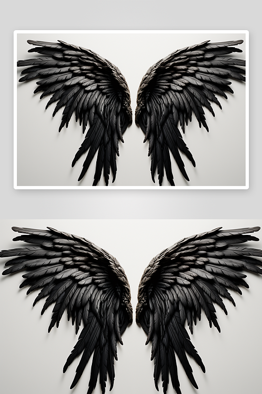 数字艺术美丽翅膀图片