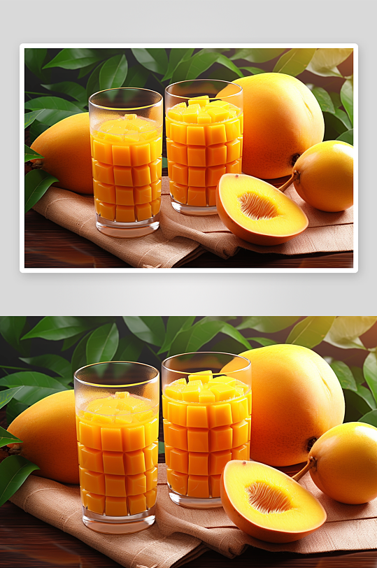 数字艺术美味芒果