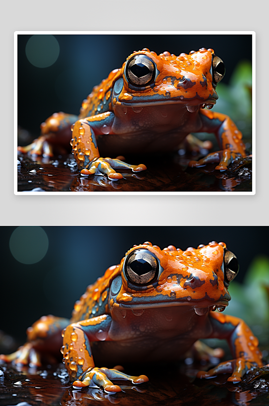 数字艺术林蛙动物图片