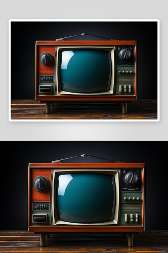 数字艺术老式电视