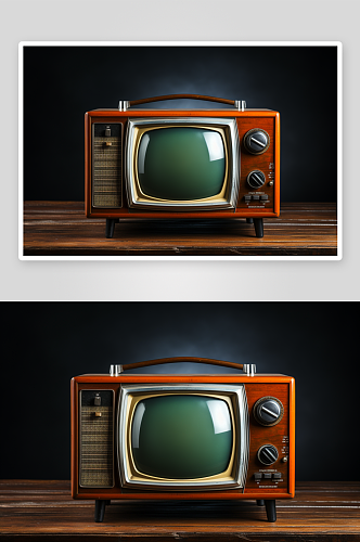 数字艺术老式电视