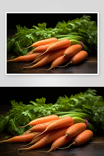 数字艺术红萝卜蔬菜图片