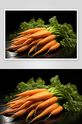 数字艺术红萝卜蔬菜图片