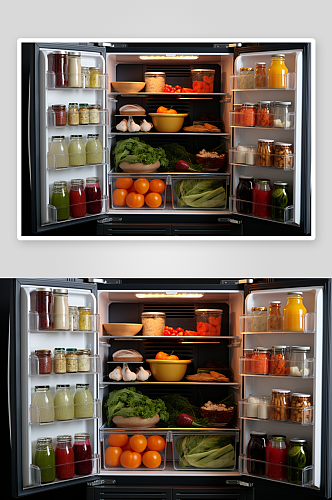 数字艺术冰箱电器图片
