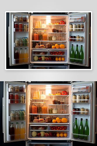 数字艺术冰箱电器图片