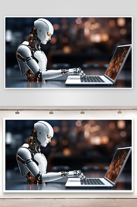 数字艺术智能机器人图片