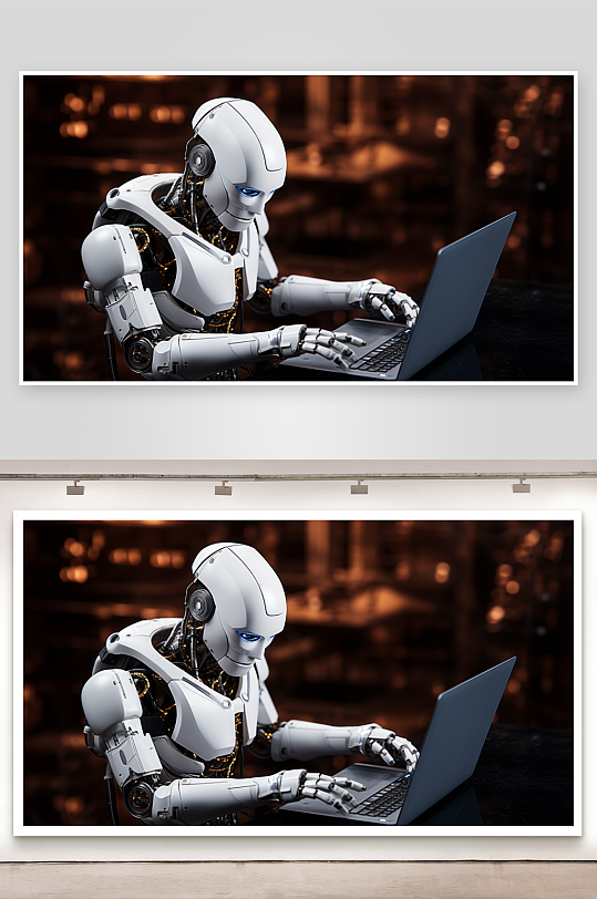 数字艺术智能机器人图片