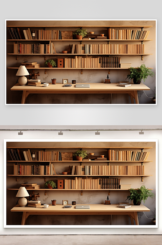 漂亮的室内简易书架