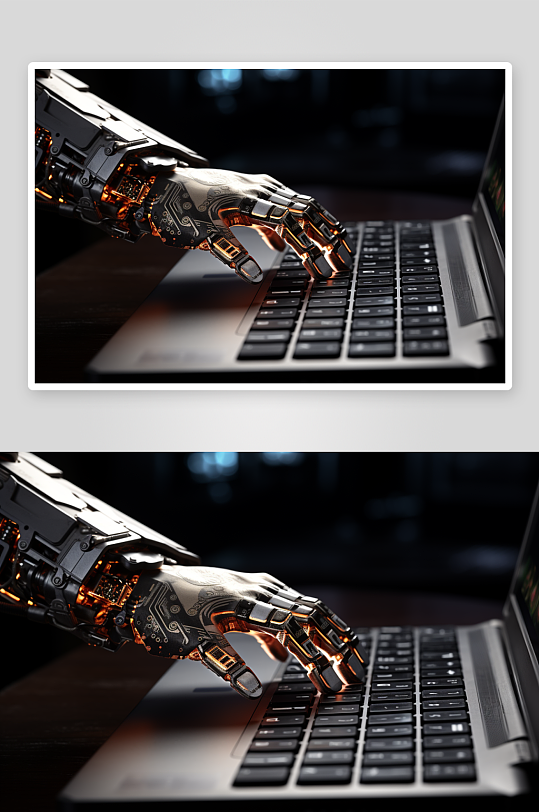 未来科技感机械手臂