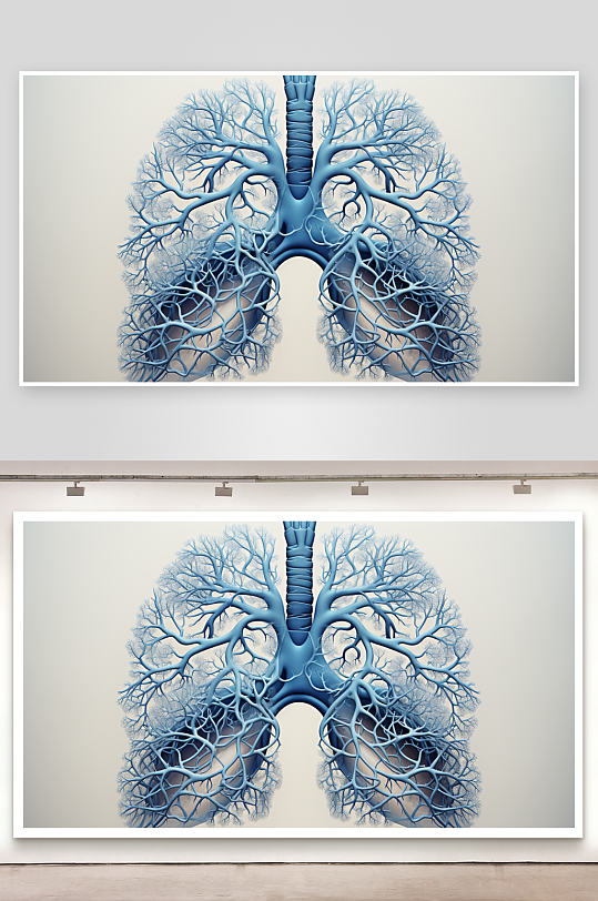 可视化肺部体力展示场景