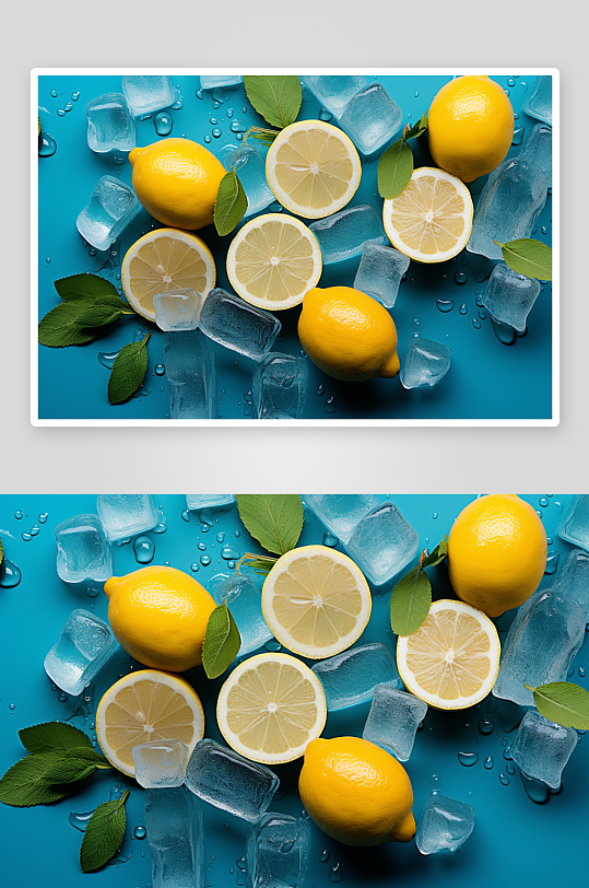 夏季创意柠檬摄影
