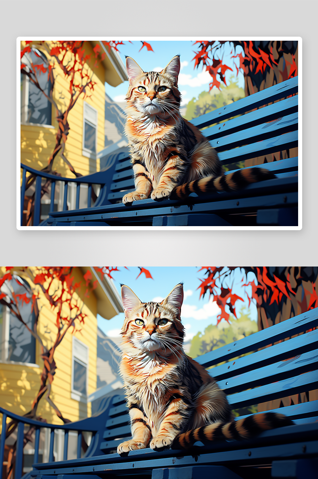 舒适晒太阳的可爱猫咪素材