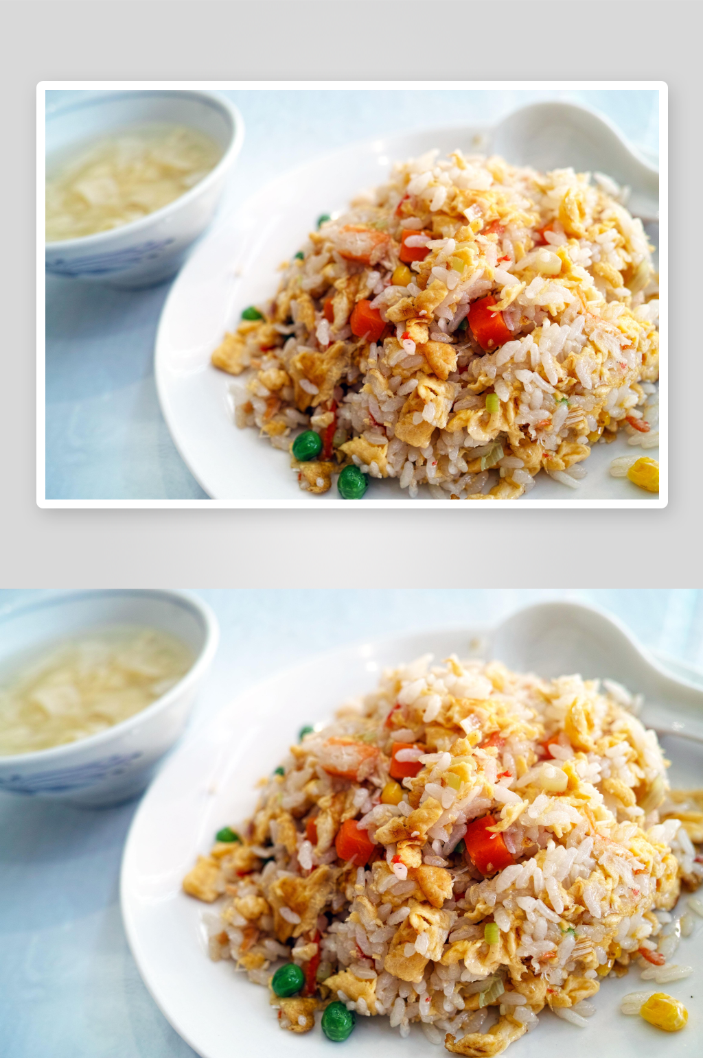 创意美味蛋炒饭美食摄影素材