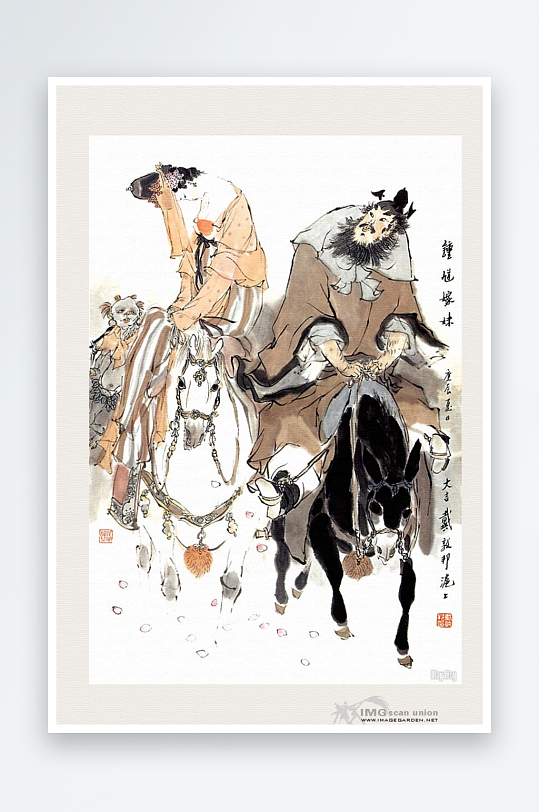 高清道教人物中式装饰画-众图网