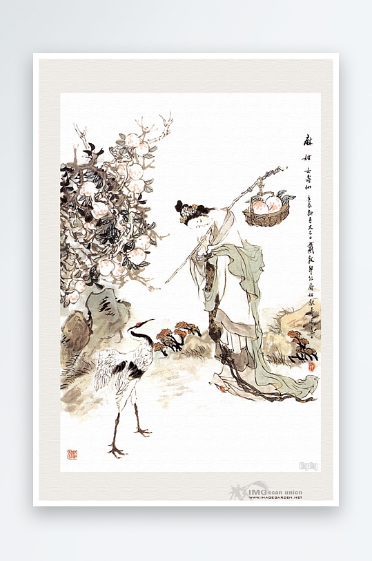 高清道教人物中式装饰画-众图网