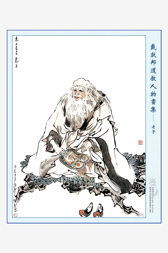 高清道教人物中式装饰画-众图网