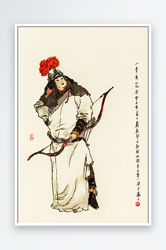 高清水浒人物中式装饰画-众图网