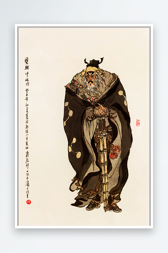 高清水浒人物中式装饰画-众图网