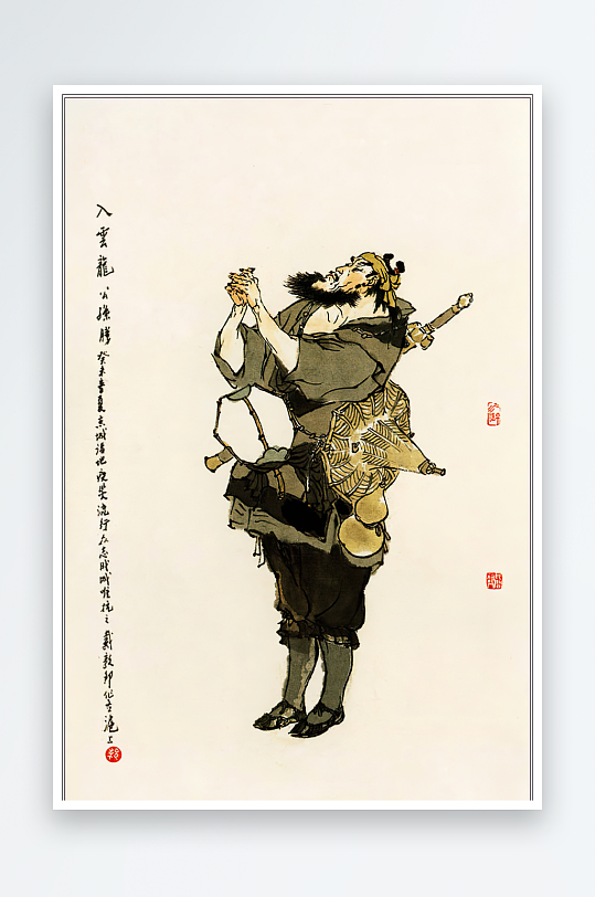 高清水浒人物中式装饰画-众图网