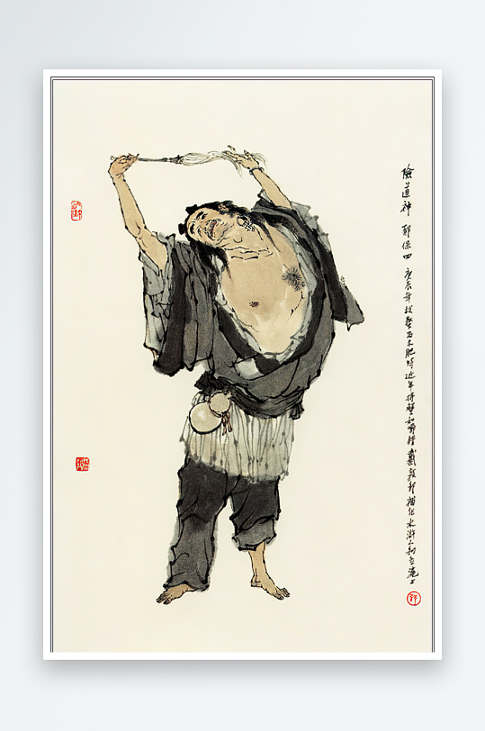 高清水浒人物中式装饰画-众图网