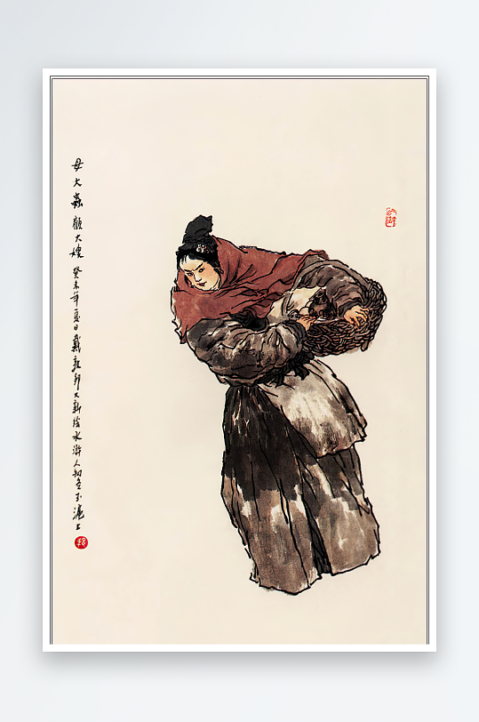 高清水浒人物中式装饰画-众图网