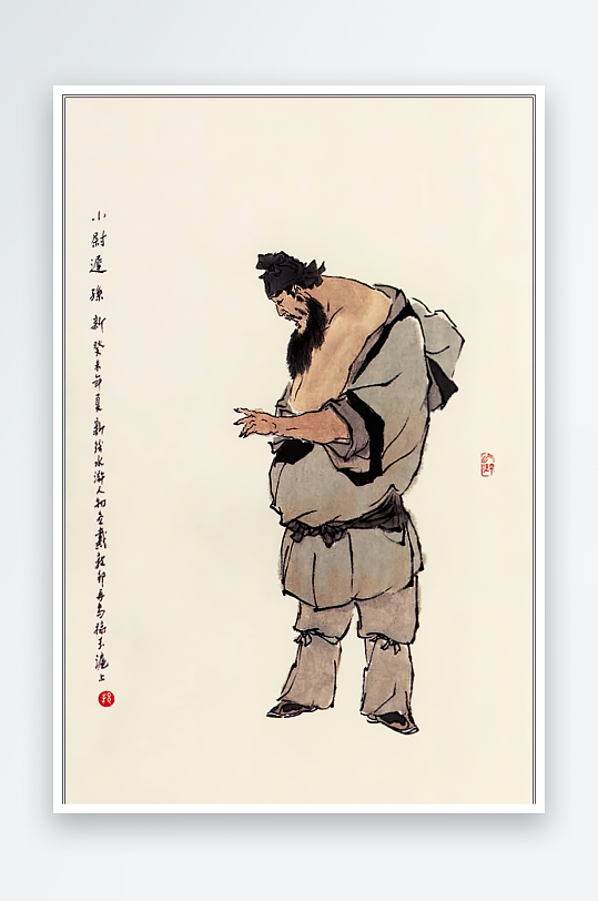 高清水浒人物中式装饰画-众图网