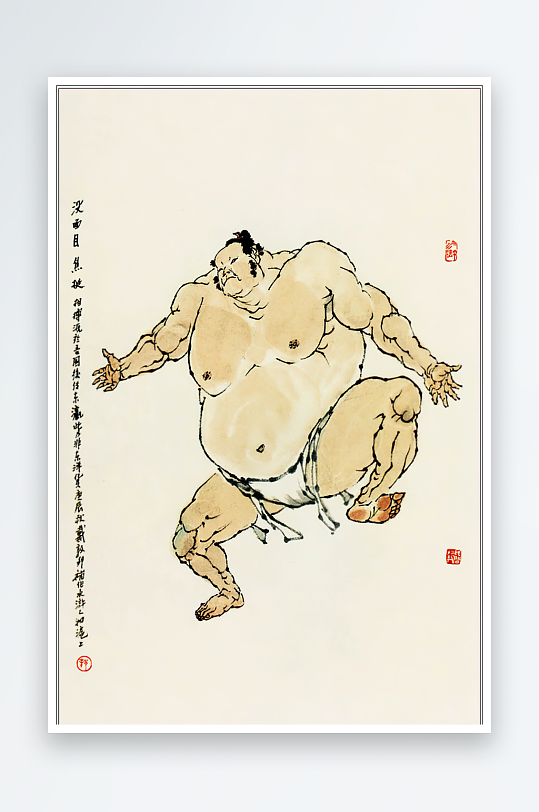 高清水浒人物中式装饰画-众图网