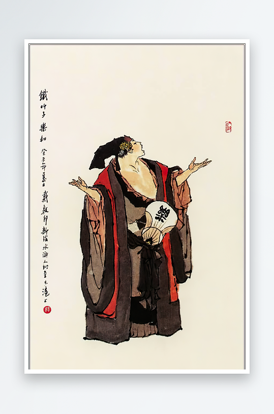 高清水浒人物中式装饰画-众图网