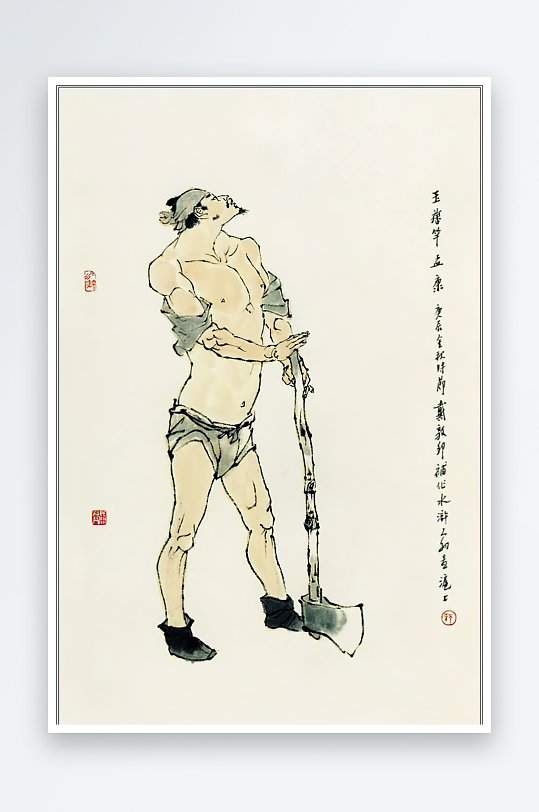 高清水浒人物中式装饰画-众图网