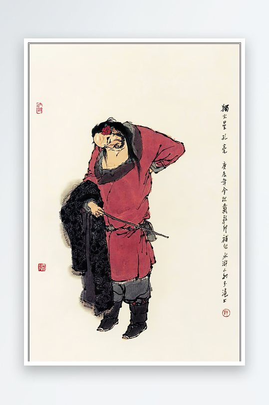 高清水浒人物中式装饰画-众图网