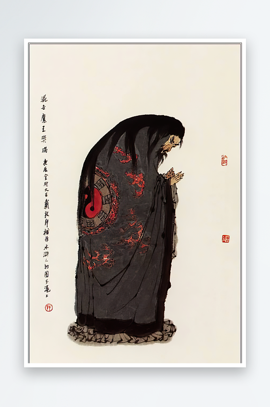 高清水浒人物中式装饰画-众图网