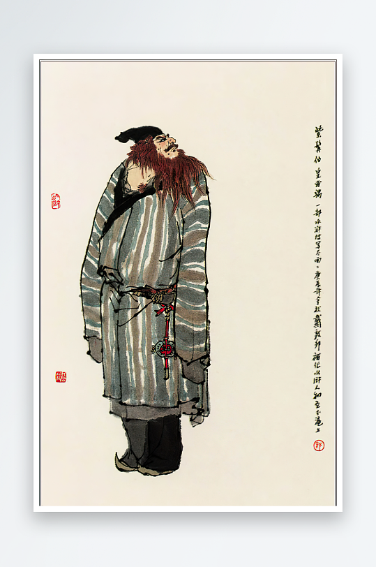 高清水浒人物中式装饰画-众图网