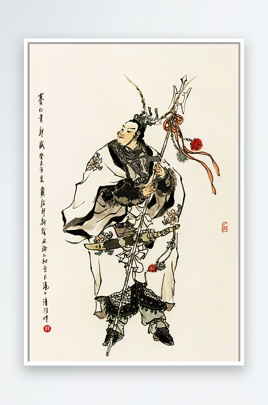 高清水浒人物中式装饰画-众图网