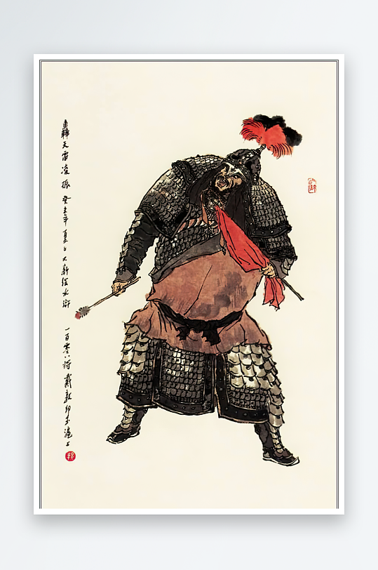 高清水浒人物中式装饰画-众图网