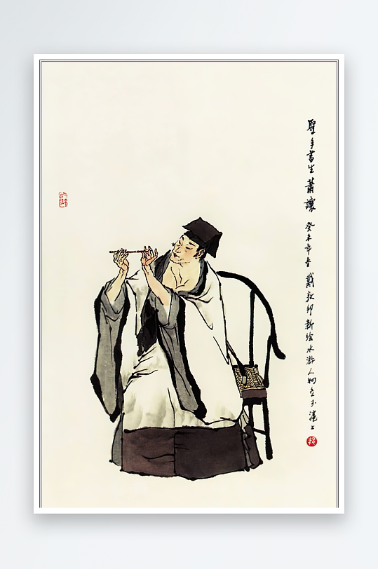 高清水浒人物中式装饰画-众图网