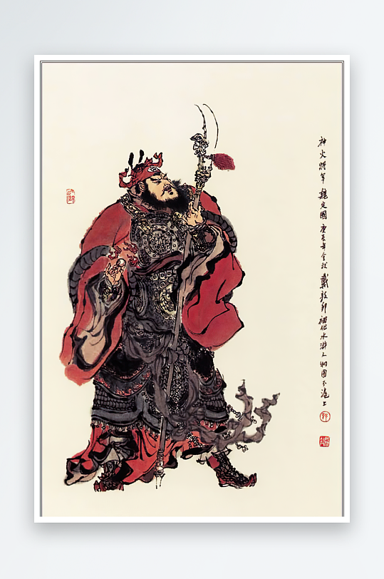 高清水浒人物中式装饰画-众图网