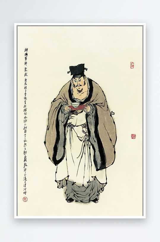 高清水浒人物中式装饰画-众图网